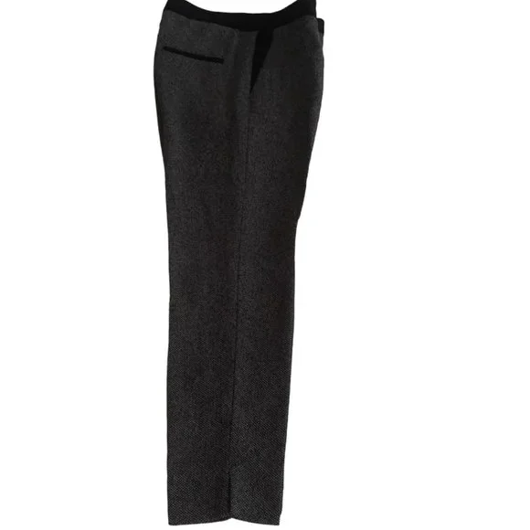 H&M Tweed Ankle Pants with black trim Size 6 - Picture 2 of 10